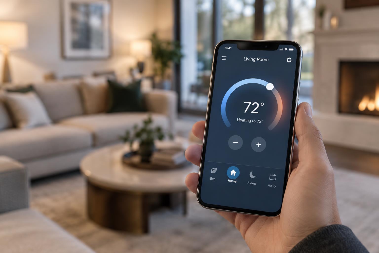 climatización integrada con control de temperatura por zonas en casa – Se anticipa a tu día